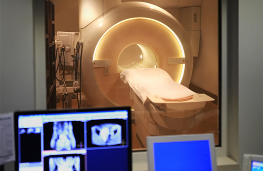 MRI Machine viewed from control room