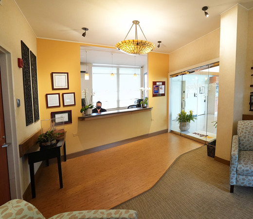 Medical Arts Building reception desk